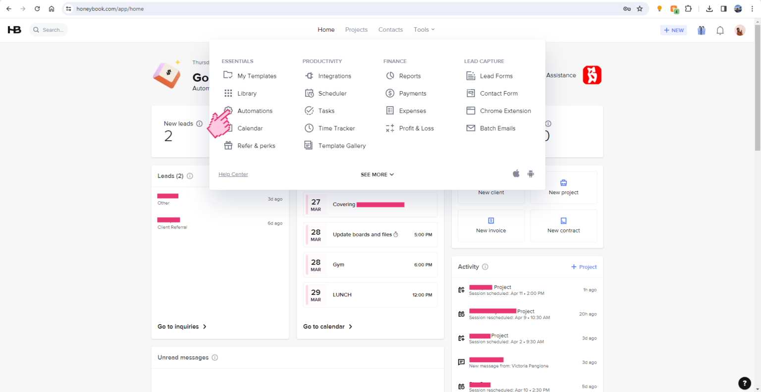 Here’s Exactly How to Automate Your Inquiry Process with HoneyBook ...